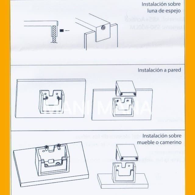 APLIQUE LED DE BAÑO DSG 11 Cromado 30cm 6K 5W 400LM - Imagen 3