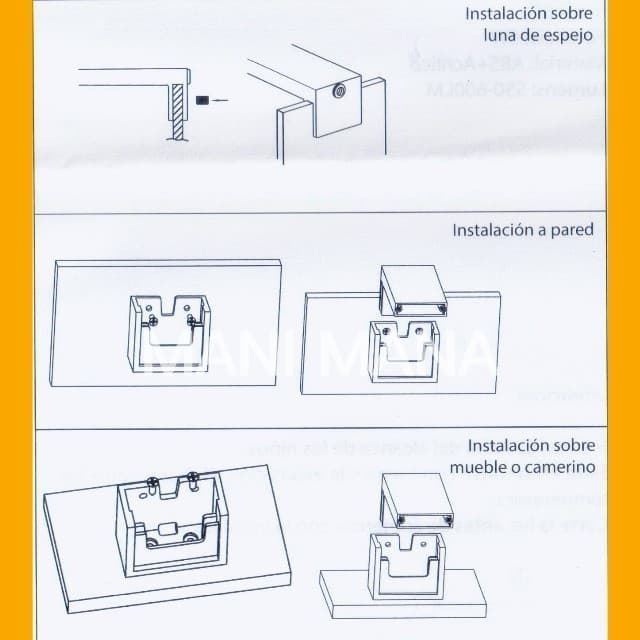 APLIQUE LED DE BAÑO DSG 11 Cromado 60cm 6K 8W 550LM - Imagen 3