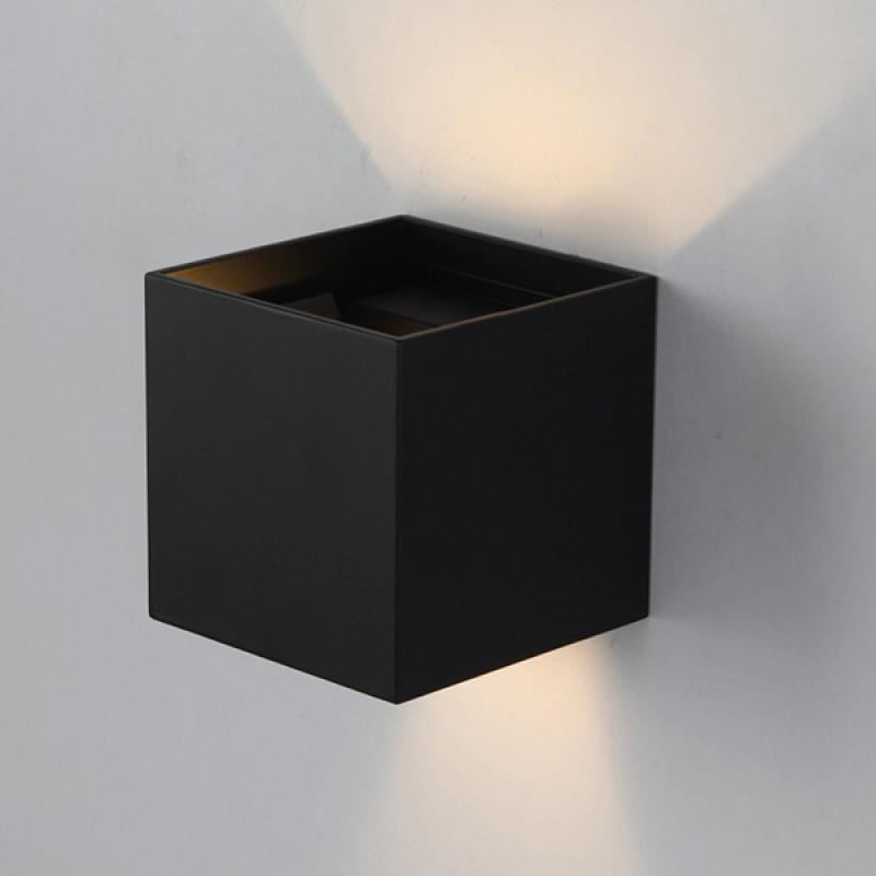 APLIQUE LED EXTERIOR CUBO DE PARED Black 6W - Imagen 4