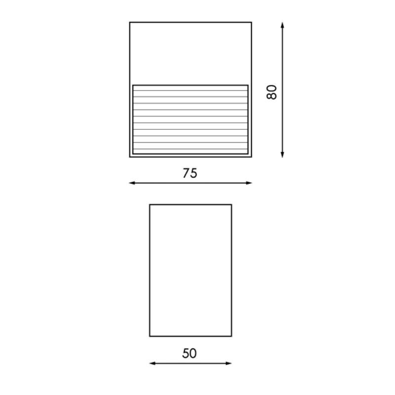 Baliza Led 3W IP54 3 K - Imagen 2