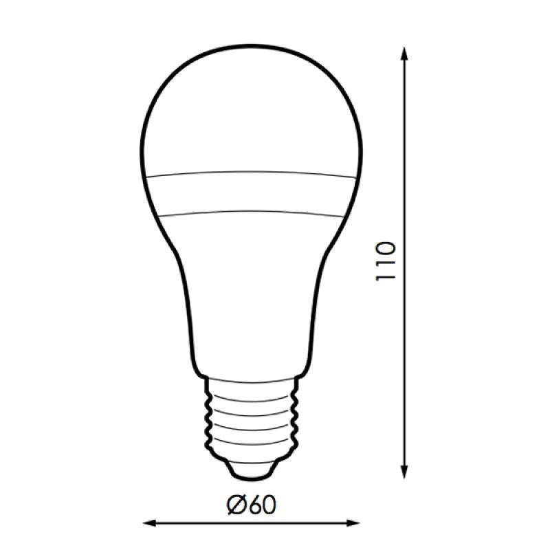 Bombilla Led E27 A60 10W 4000K - Imagen 2