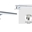 DSG 1 Cromado 60 cm 6K 10W (2 apoyos) - Imagen 2