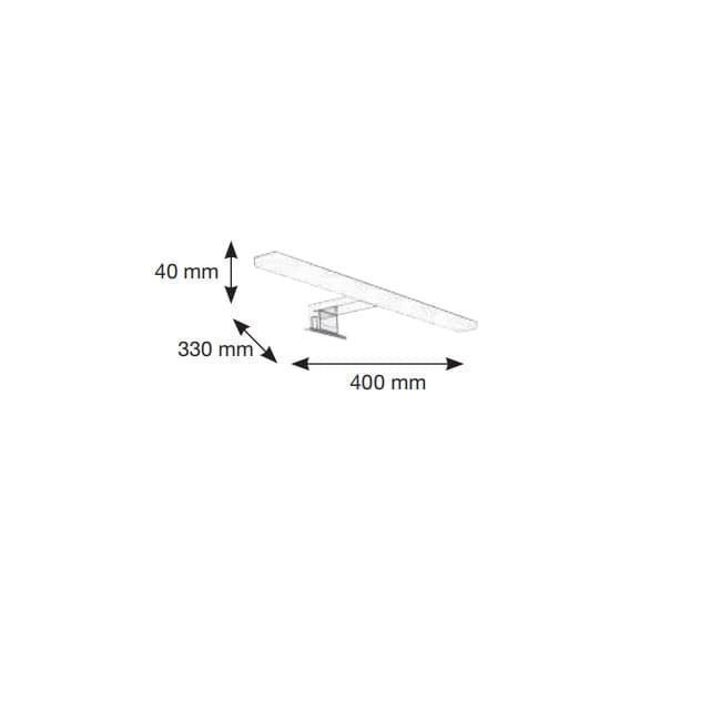 DSG 7 Cromado 40cm 4K 10W 900LM - Imagen 2