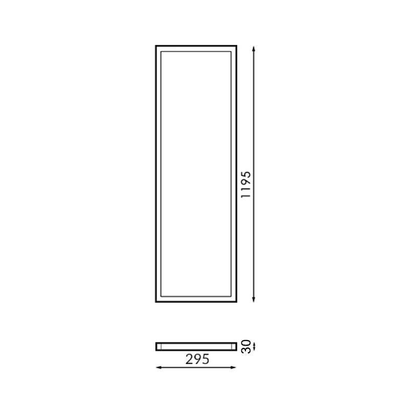 Panel LED Rectangular 40W - Imagen 2