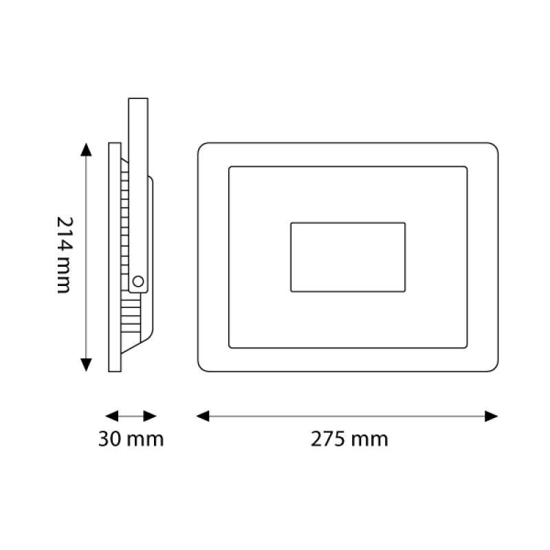 Proyector 100w Regulable 6000K - Imagen 2